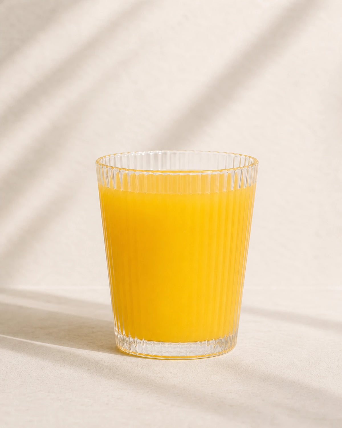 The prepared Daily Calm Focus drink in morning light