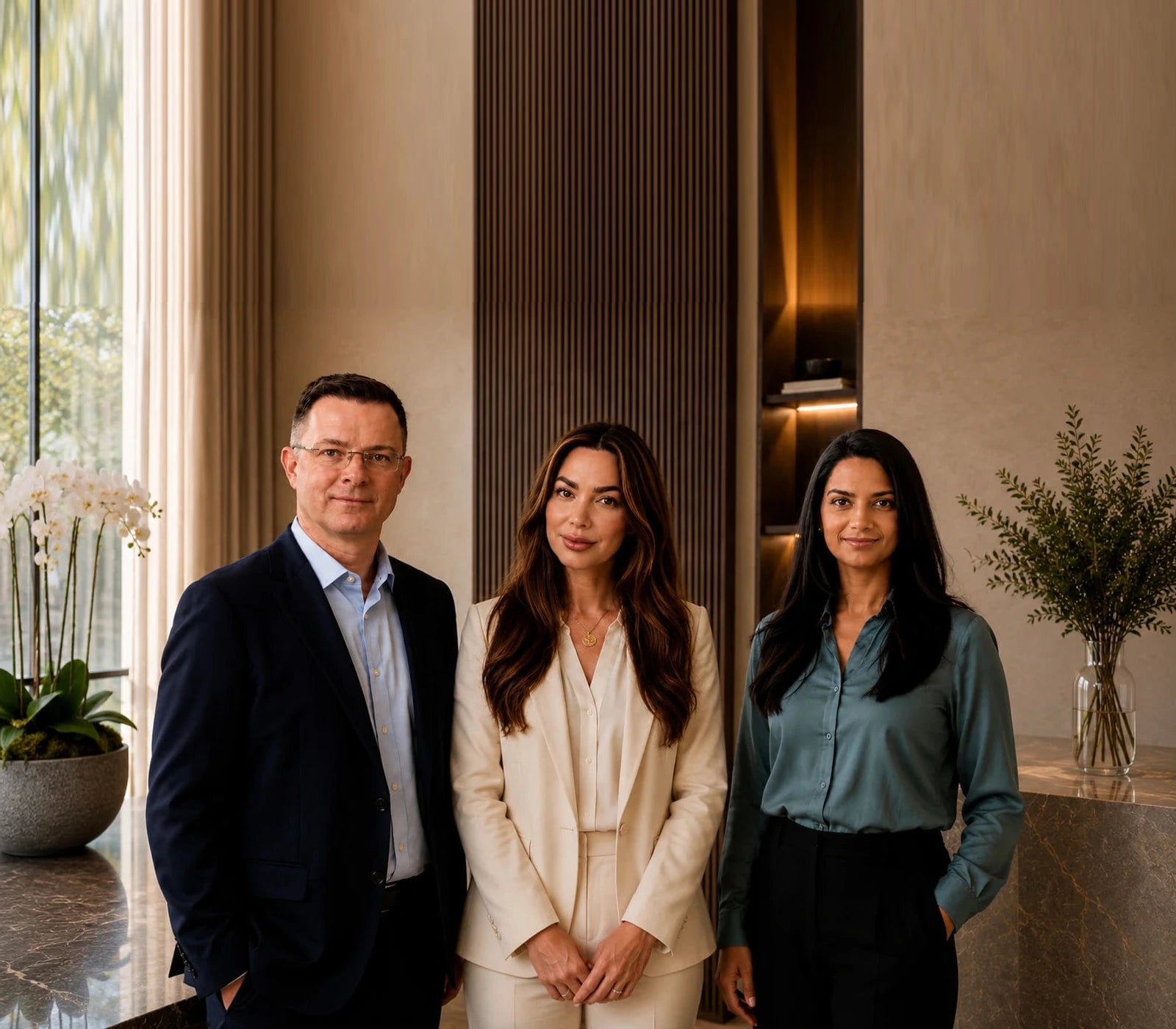 Serene Biotics co-founders and medical advisor